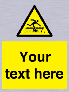 Custom Figure on Roof Sign